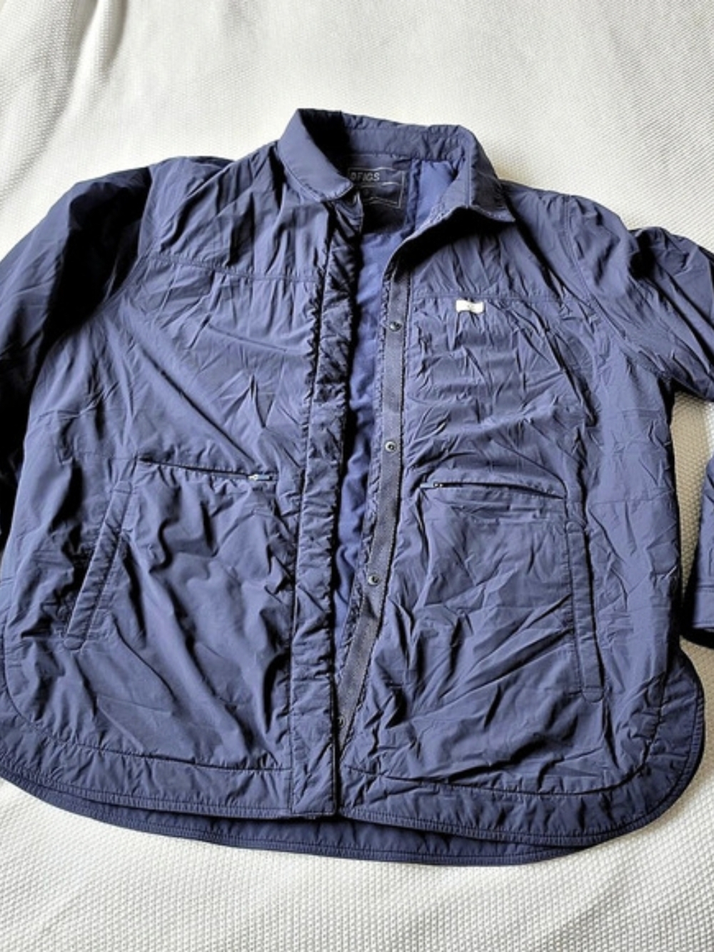 FIGS FIONdry Lightweight Jacket in Blue Size XL